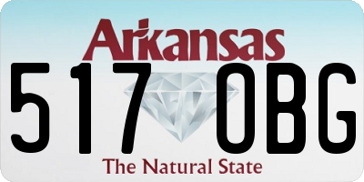 AR license plate 517OBG