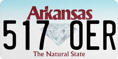 AR license plate 517OER