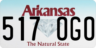 AR license plate 517OGO