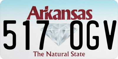 AR license plate 517OGV