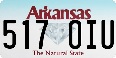 AR license plate 517OIU