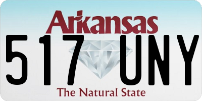 AR license plate 517UNY