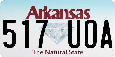 AR license plate 517UOA