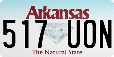 AR license plate 517UON
