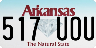 AR license plate 517UOU