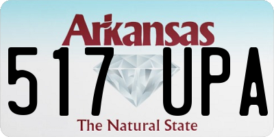 AR license plate 517UPA