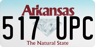 AR license plate 517UPC