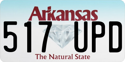 AR license plate 517UPD