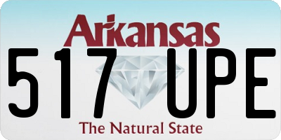 AR license plate 517UPE