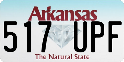 AR license plate 517UPF