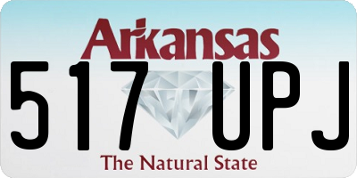 AR license plate 517UPJ