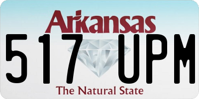 AR license plate 517UPM