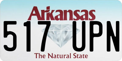 AR license plate 517UPN