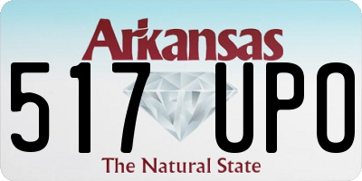 AR license plate 517UPO