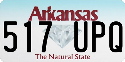 AR license plate 517UPQ