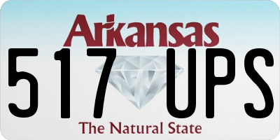 AR license plate 517UPS