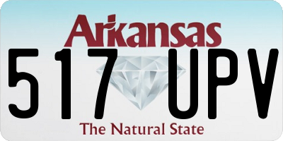 AR license plate 517UPV