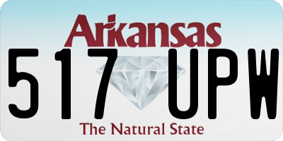 AR license plate 517UPW
