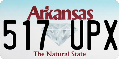 AR license plate 517UPX