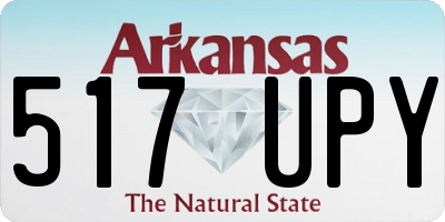 AR license plate 517UPY
