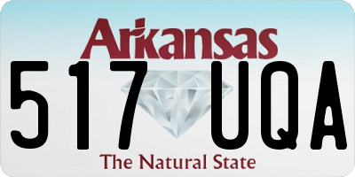 AR license plate 517UQA
