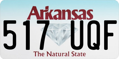 AR license plate 517UQF