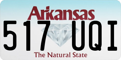AR license plate 517UQI