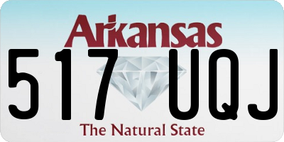 AR license plate 517UQJ