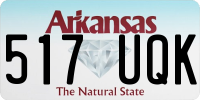 AR license plate 517UQK