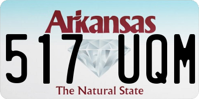 AR license plate 517UQM