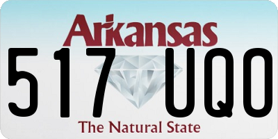AR license plate 517UQO