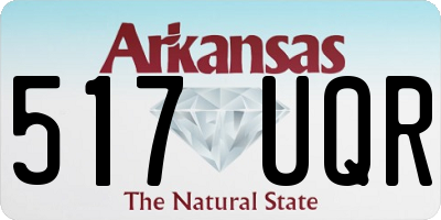 AR license plate 517UQR