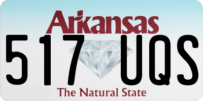 AR license plate 517UQS