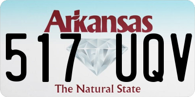 AR license plate 517UQV