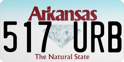 AR license plate 517URB