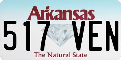 AR license plate 517VEN