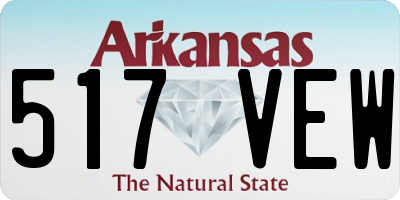 AR license plate 517VEW