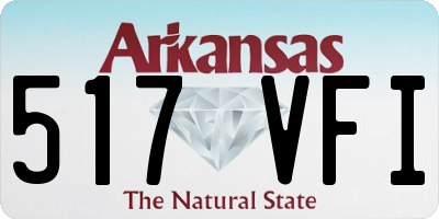 AR license plate 517VFI