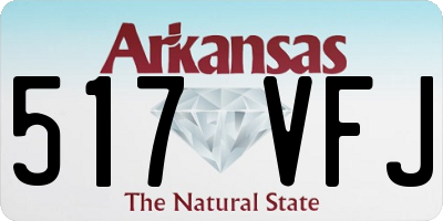 AR license plate 517VFJ