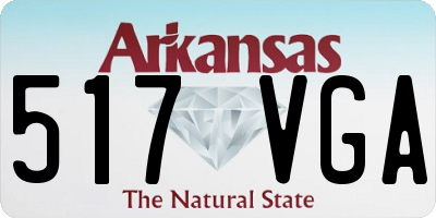 AR license plate 517VGA