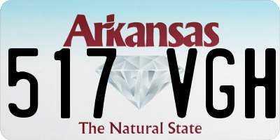 AR license plate 517VGH