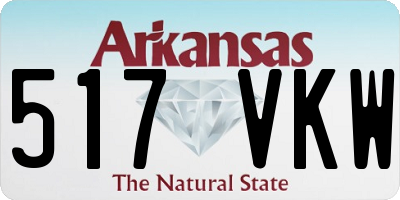 AR license plate 517VKW