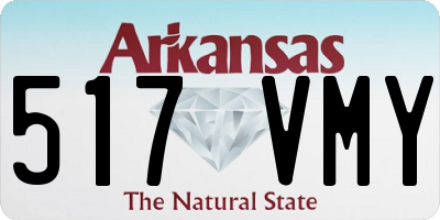 AR license plate 517VMY