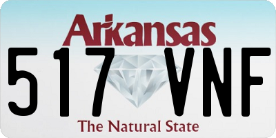 AR license plate 517VNF