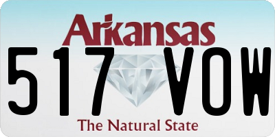 AR license plate 517VOW