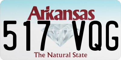 AR license plate 517VQG