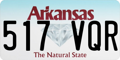 AR license plate 517VQR