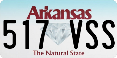 AR license plate 517VSS