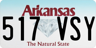 AR license plate 517VSY