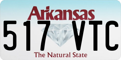 AR license plate 517VTC